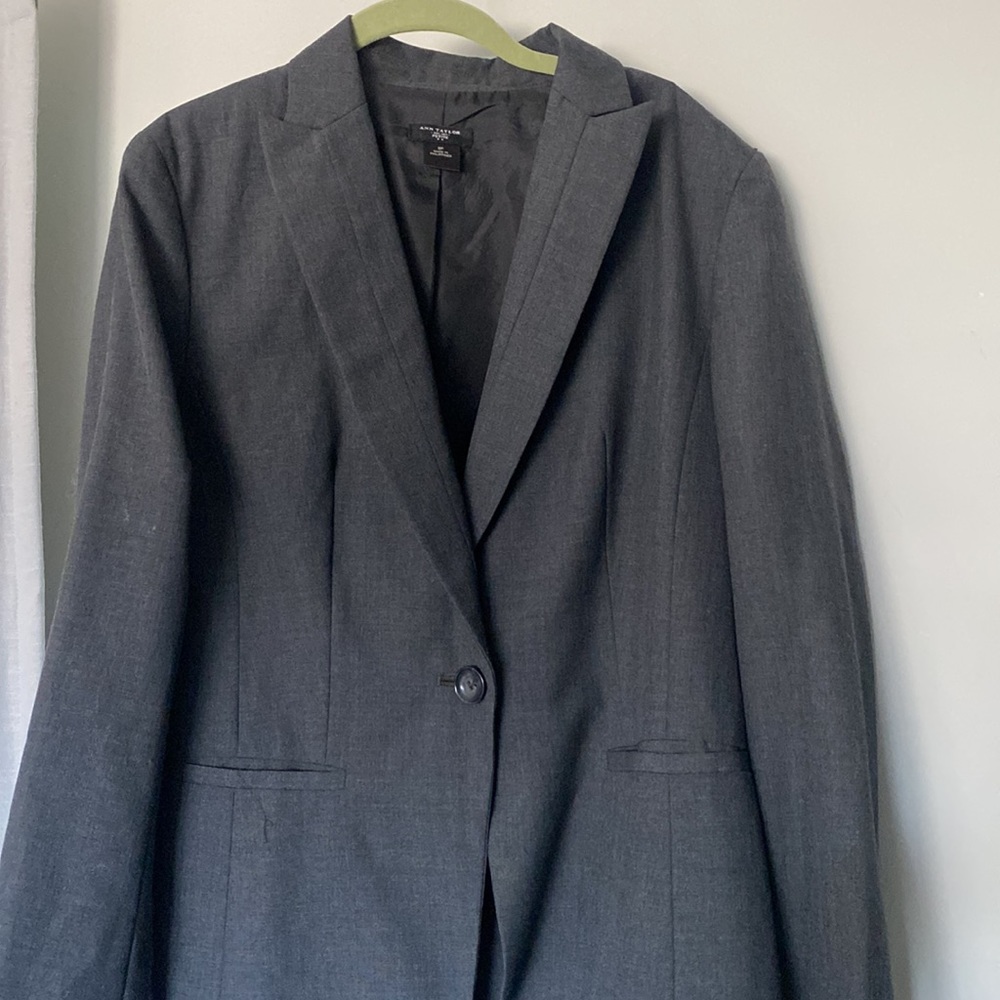 8P Grey Ann Taylor womens suit